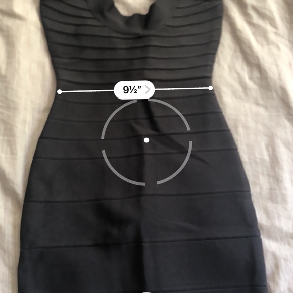 Herve Leger Classic Y2K Bandage Dress Gray SZ XXS - Picture 10 of 12